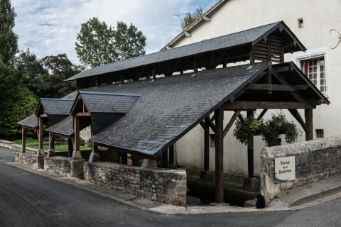 Le lavoir et la source de la Boutonne 