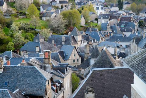 Toits de Treignac - crédit photo : Bruno Ferignac