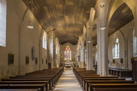 Foussais-Payré_intérieur de l'église <sup>©</sup>Commune de Foussais-Payré